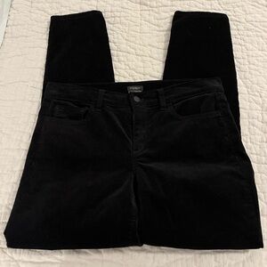 Ann Taylor Factory Black Velveteen Modern Fit Jeans
